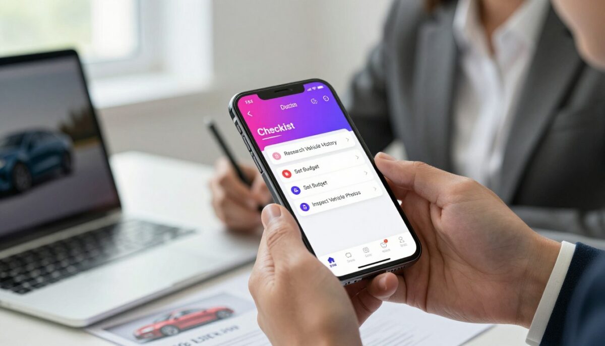 pre-auction checklist mobile